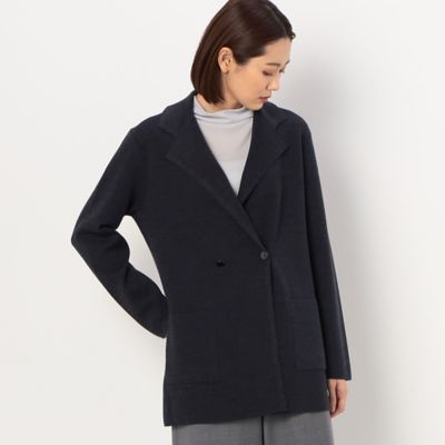 ＜Gabardine K.T (Women)＞オージーエキストラファインメリノウール　ニットテーラードジャケット（７２３７ＩＡ０９）