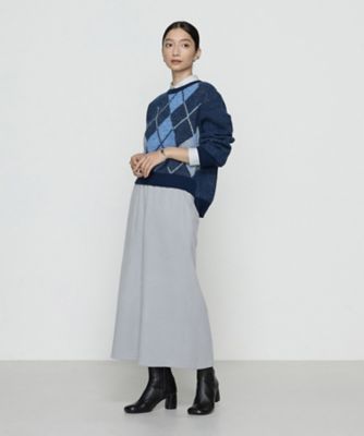 ジャカード アーガイルニットセーター（7237IM10