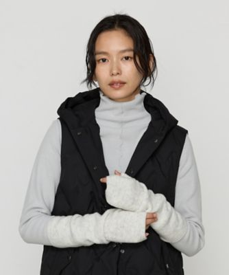 Gabardine K.T (Women)/ギャバジンケーティー ウールナイロンのリブ編み ケーブル柄アームウォーマー(7255XI01)