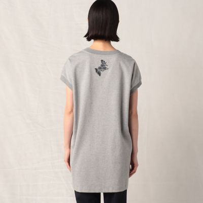 洗える】綿ダンボール チュニック丈プルオーバー（7297OA07