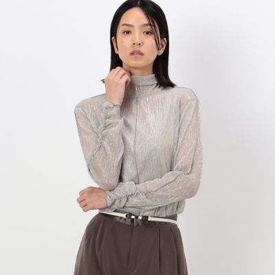 〔ＴＡＬＬサイズ〕ラメジャージー　スキンＴシャツ（７６０１ＥＡ０８）