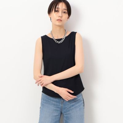 〔　ＴＡＬＬサイズ　〕　【前後２ＷＡＹ】シルキーリブ　タンクトップ（７６０１ＥＣ０１）