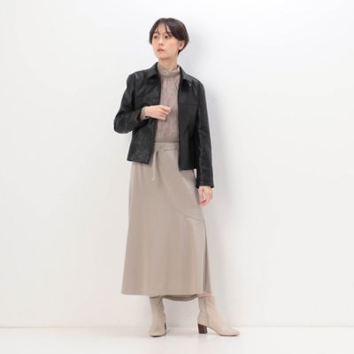 TALLサイズ 〕 ラメジャージー スキンTシャツ