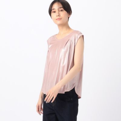 〔　ＴＡＬＬサイズ　〕　箔スムース　デザインタンクトップ（７６０１ＥＧ０２）