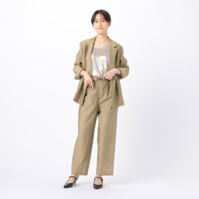 〔　ＴＡＬＬサイズ　〕　箔スムース　デザインタンクトップ（７６０１ＥＧ０２）