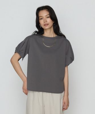 〔　ＴＡＬＬサイズ　〕　アルビ二天竺パフスリーブ　Ｔシャツ（７６０１ＥＫ０２）
