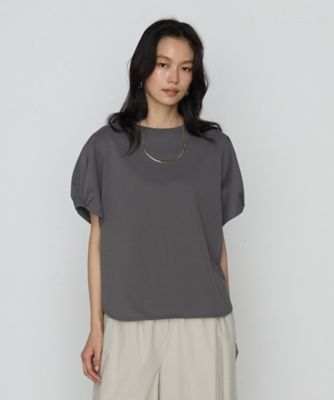 〔　ＴＡＬＬサイズ　〕　アルビ二天竺パフスリーブ　Ｔシャツ（７６０１ＥＫ０２）