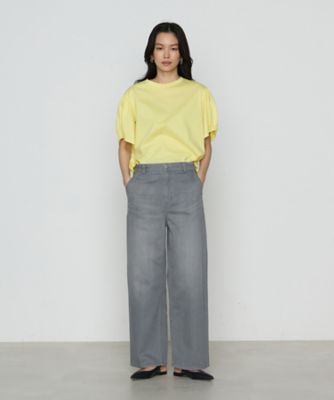 〔　ＴＡＬＬサイズ　〕　アルビ二天竺パフスリーブ　Ｔシャツ（７６０１ＥＫ０２）
