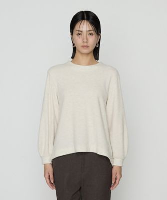 TALLサイズ 〕 ウールブークレー スヌード付きプルオーバー