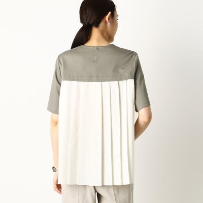 〔ＴＡＬＬサイズ〕バックプリーツ　Ｔシャツ（７６０１ＥＴ１１）