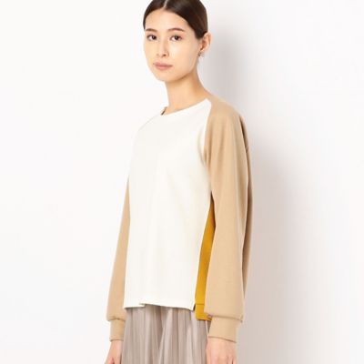 ＜COMME CA TALL (Women/大きいサイズ)＞〔ＴＡＬＬサイズ〕【ウォッシャブル】カラーブロックプルオーバー（７６０１ＥＷ１６）