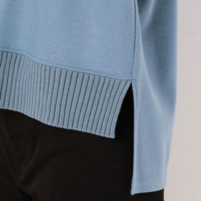 〔ＴＡＬＬサイズ〕【洗える】ウールミルドスムース　ニット切替プルオーバー（７６０１ＥＷ１７）