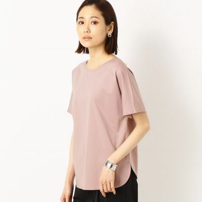 ＜三越伊勢丹/公式＞【SALE】COMME CA TALL (Women/大きいサイズ)/コムサ トール 〔TALLサイズ〕ドルマンスリーブ Tシャツ ピンク トップス【三越伊勢丹/公式】