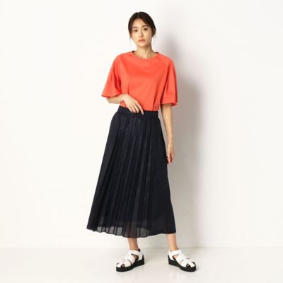 〔ＴＡＬＬサイズ〕タックフレアースリーブＴシャツ（７６０１ＥＹ０７）