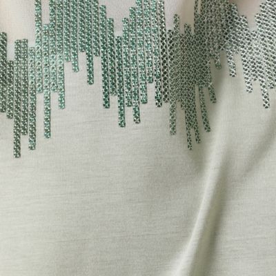 〔ＴＡＬＬサイズ〕スパンコール刺繍　フレンチスリーブＴシャツ（７６０２ＥＡ０１）