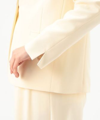 〔　ＴＡＬＬサイズ　〕　【セットアップ対応】トリアセテートポリエステルダブルクロス　ノーカラージャケット（７６０２ＪＧ０１）