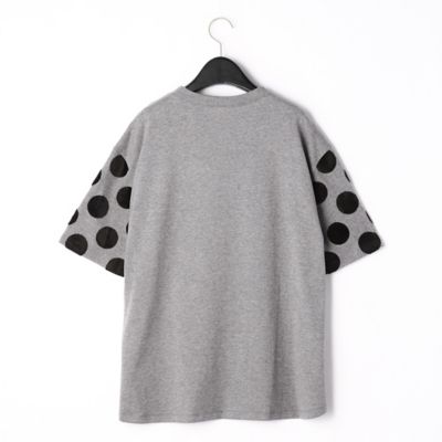 〔ＴＡＬＬサイズ〕ドットジャカード　ビックシルエットＴシャツ（７６０３ＥＷ０９）
