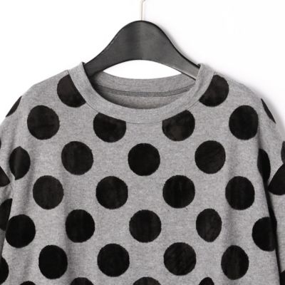 〔ＴＡＬＬサイズ〕ドットジャカード　ビックシルエットＴシャツ（７６０３ＥＷ０９）