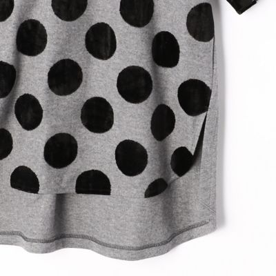 〔ＴＡＬＬサイズ〕ドットジャカード　ビックシルエットＴシャツ（７６０３ＥＷ０９）