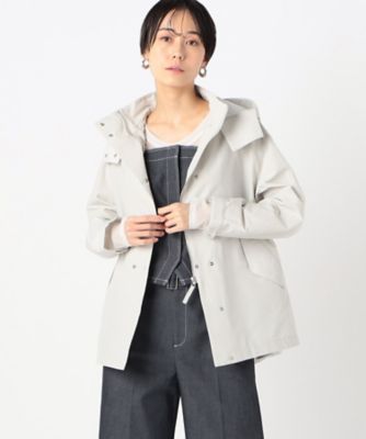 COMME CA TALL (Women/大きいサイズ)/コムサ トール 〔　ＴＡＬＬサイズ　〕　コットンナイロングログラン撥水加工　アノラックブルゾン（７６０３ＭＧ０１）