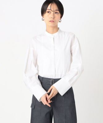 ＜COMME CA TALL (Women/大きいサイズ)＞〔　ＴＡＬＬサイズ　〕　コットンタイプライター　デザインシャツ（７６０４ＨＧ０３）