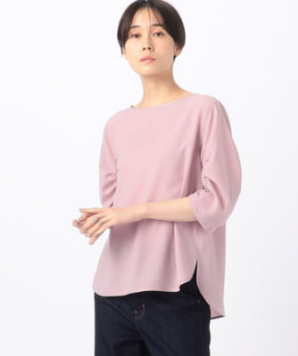 ＜COMME CA TALL (Women/大きいサイズ)＞〔　ＴＡＬＬサイズ　〕　２ＷＡＹストレッチジョーゼット　ブラウス（７６０４ＨＧ０７）