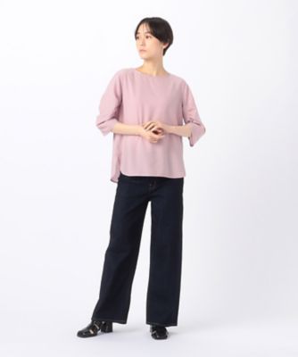 〔　ＴＡＬＬサイズ　〕　２ＷＡＹストレッチジョーゼット　ブラウス（７６０４ＨＧ０７）