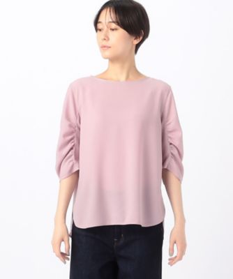 〔　ＴＡＬＬサイズ　〕　２ＷＡＹストレッチジョーゼット　ブラウス（７６０４ＨＧ０７）