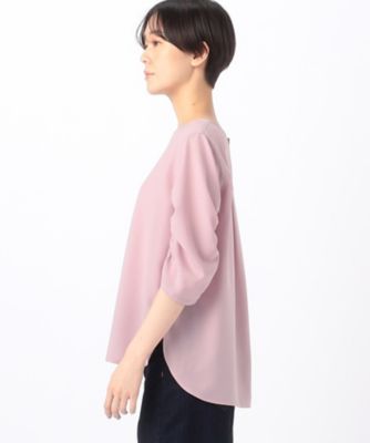 〔　ＴＡＬＬサイズ　〕　２ＷＡＹストレッチジョーゼット　ブラウス（７６０４ＨＧ０７）