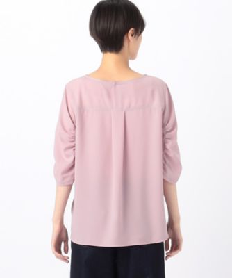 〔　ＴＡＬＬサイズ　〕　２ＷＡＹストレッチジョーゼット　ブラウス（７６０４ＨＧ０７）