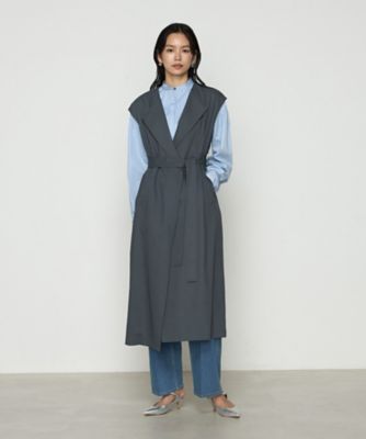 〔　ＴＡＬＬサイズ　〕　コットンサテンオルタージュ　ロングシャツ（７６０４ＨＫ０５）