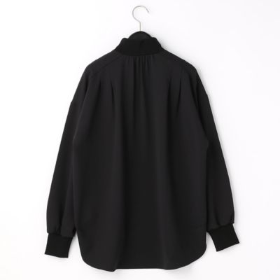〔ＴＡＬＬサイズ〕【ウォッシャブル】２ＷＡＹストレッチジョーゼット　リブギャザープルオーバー（７６０４ＨＹ０２）