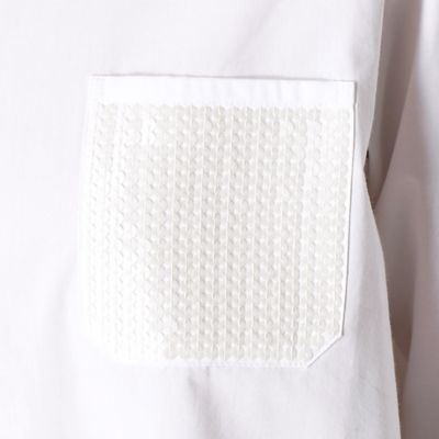 〔ＴＡＬＬサイズ〕スパンコールポケット付き　プルオーバーシャツ（７６０４ＨＹ０５）