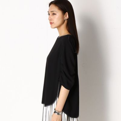 〔ＴＡＬＬサイズ〕シフォンストレッチヴィンテージ　　ブラウス（７６０４ＨＹ０９）