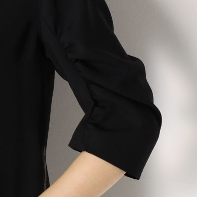 〔ＴＡＬＬサイズ〕シフォンストレッチヴィンテージ　　ブラウス（７６０４ＨＹ０９）
