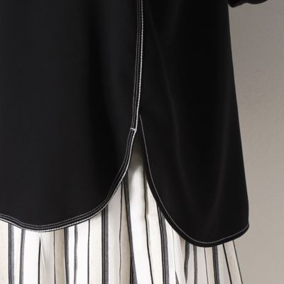 〔ＴＡＬＬサイズ〕シフォンストレッチヴィンテージ　　ブラウス（７６０４ＨＹ０９）