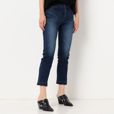 ＜COMME CA TALL (Women/大きいサイズ)＞〔ＴＡＬＬサイズ〕ストレッチ　ストレートデニム（７６０５ＰＡ０１）
