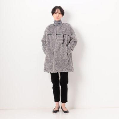 〔　ＴＡＬＬサイズ　〕　綿モダールストレッチ別珍　テーパードパンツ（７６０５ＰＥ０６）