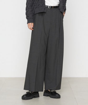 ＜COMME CA TALL (Women/大きいサイズ)＞〔　ＴＡＬＬサイズ　〕　２ＷＡＹストレッチ　ワイドパンツ（７６０５ＰＩ０４）