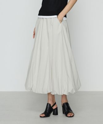＜COMME CA TALL (Women/大きいサイズ)＞〔　ＴＡＬＬサイズ　〕　タイプライター　バルーンスカート（７６０６ＦＫ０７）