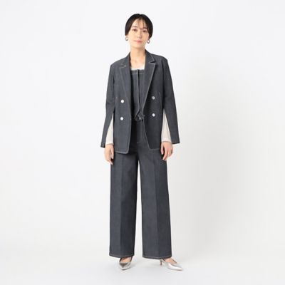 RICKOWENS♡ プロングカットコートデニムビスチェドレス フロントボタンデニムビスチェ｜ファッション通販のSTRIPE CLUB