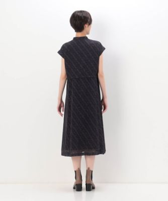 i♡様 TALLサイズ 〕 カットジャカードドットプリント バンド