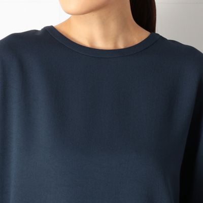 〔ＴＡＬＬサイズ〕【セットアップ対応】ストレッチバックサテン　ラウンドネックプルオーバー（７６０９ＨＷ０１）