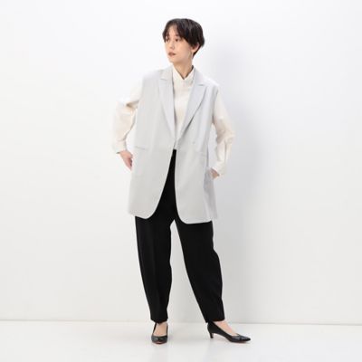 〔　ＴＡＬＬサイズ　〕　【セットアップ対応】デニム調スラブストレッチ　バルーンテーパードパンツ（７６０９ＰＣ０３）
