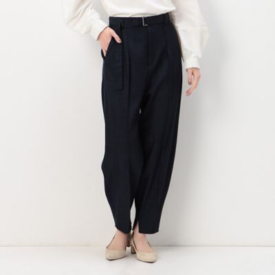 〔　ＴＡＬＬサイズ　〕　【セットアップ対応】デニム調スラブストレッチ　バルーンテーパードパンツ（７６０９ＰＣ０３）