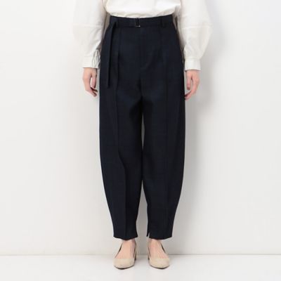 〔　ＴＡＬＬサイズ　〕　【セットアップ対応】デニム調スラブストレッチ　バルーンテーパードパンツ（７６０９ＰＣ０３）