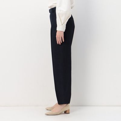 〔　ＴＡＬＬサイズ　〕　【セットアップ対応】デニム調スラブストレッチ　バルーンテーパードパンツ（７６０９ＰＣ０３）