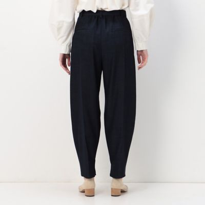 〔　ＴＡＬＬサイズ　〕　【セットアップ対応】デニム調スラブストレッチ　バルーンテーパードパンツ（７６０９ＰＣ０３）