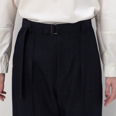 〔　ＴＡＬＬサイズ　〕　【セットアップ対応】デニム調スラブストレッチ　バルーンテーパードパンツ（７６０９ＰＣ０３）