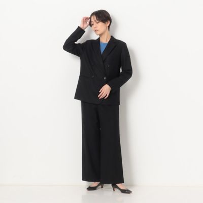 〔　ＴＡＬＬサイズ　〕　【セットアップ対応】２ＷＡＹストレッチフラノ　ダブルブレストジャケット（７６１０ＪＥ０２）
